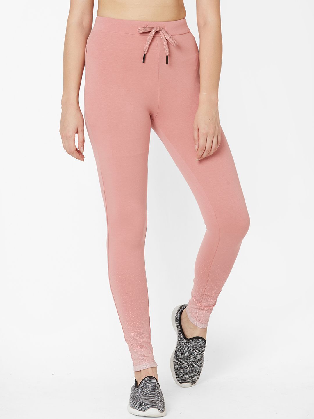 Sweet Dreams Women Pink Solid Slim-Fit Track Pants Price in India