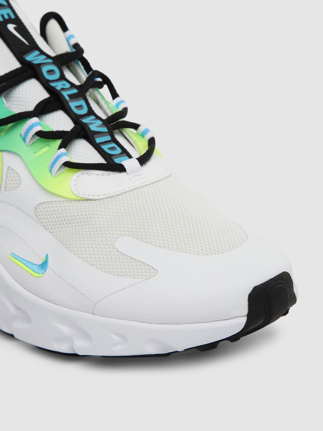 Buy Nike Men White Solid AIR MAX 270 REACT Sneakers - Casual Shoes