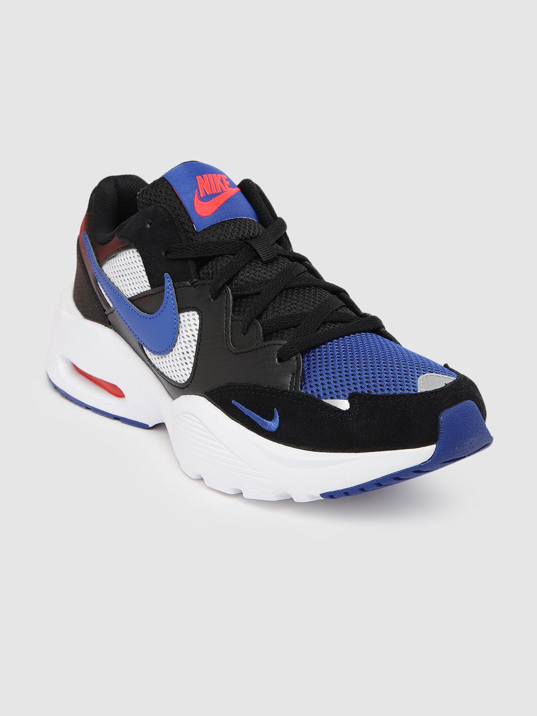 Nike Men Black & Blue AIR MAX FUSION Sneakers