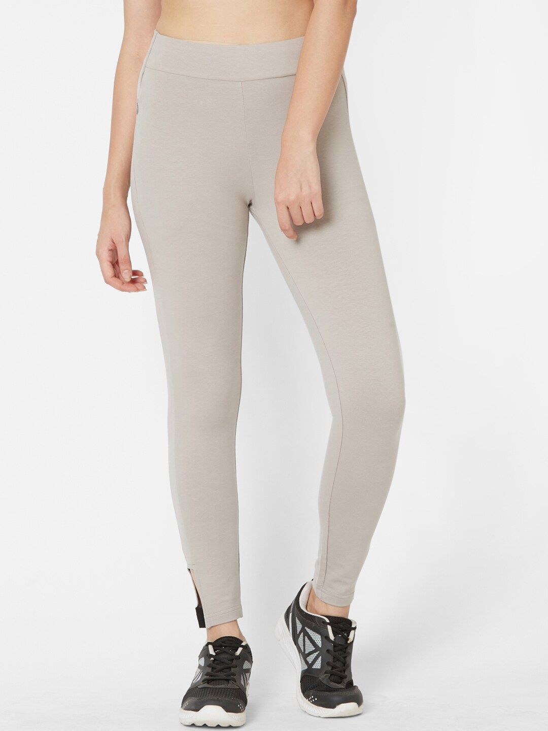 Sweet Dreams Women Grey Solid Slim-Fit Track Pants Price in India