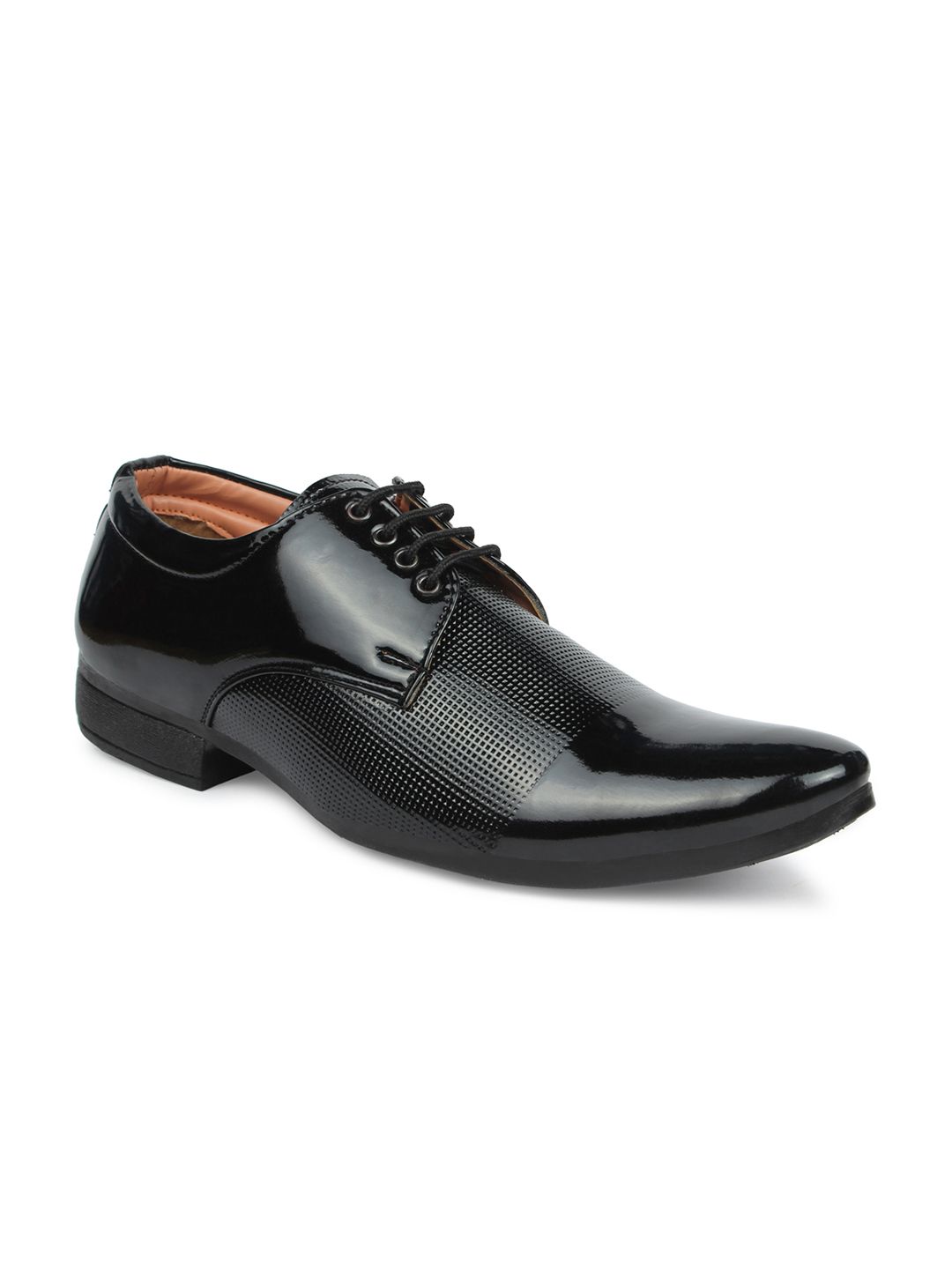 Fashion Victim Men Black Solid Formal Derbys