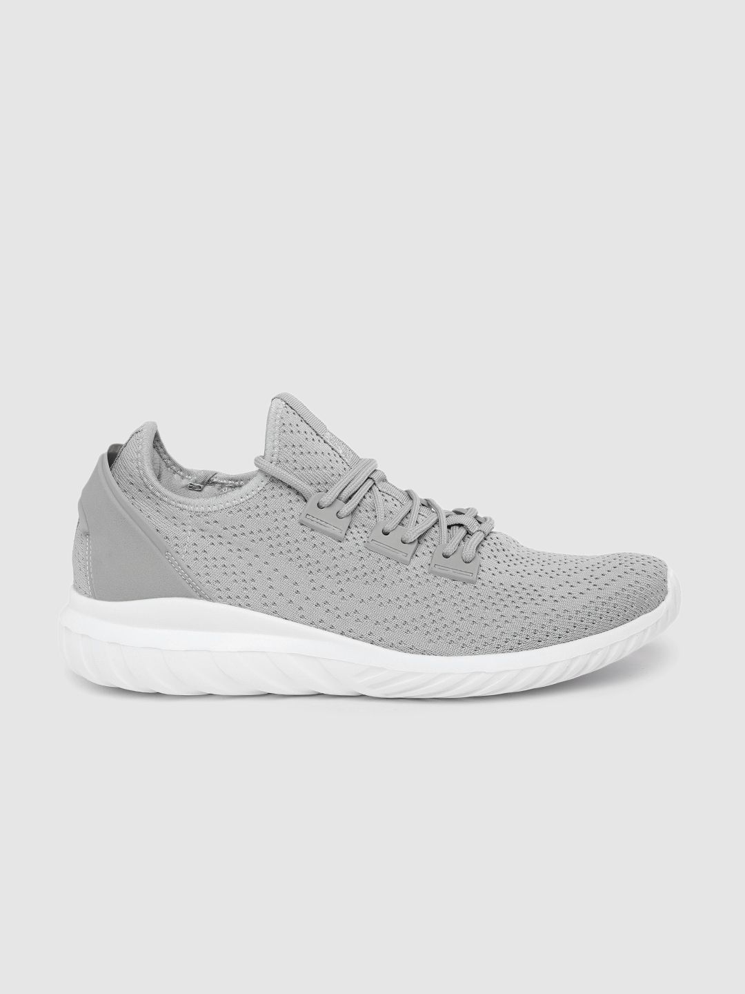 HRX by Hrithik Roshan Men Grey Knit Run 1.0  Running Shoe