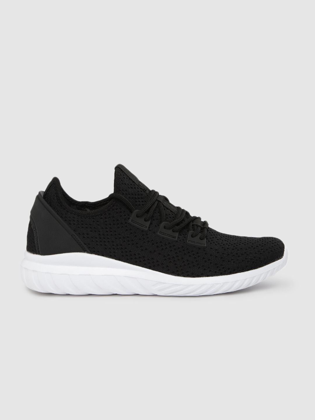 HRX by Hrithik Roshan Men Black Knit Run 1.0  Running Shoe