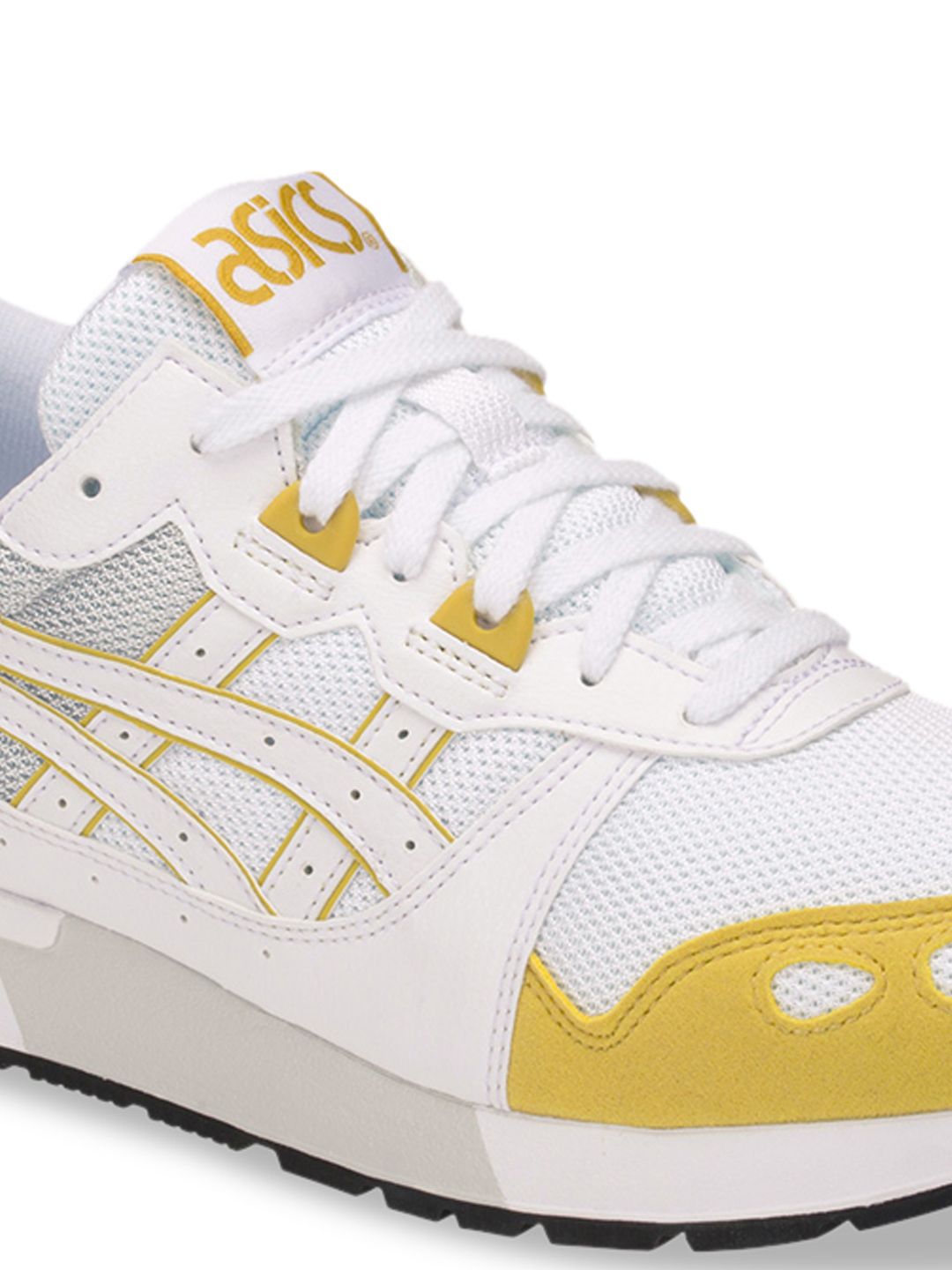 asics ACROFIT サッカーシューズ ホワイト/イエロー Buy ASICS Men White & Mustard Yellow GEL-LYTE Colourblocked