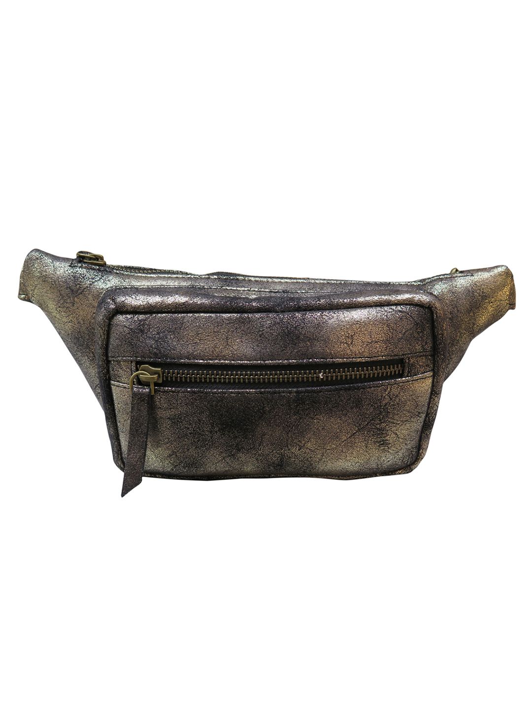 Spice Art Unisex Copper-Toned Solid Fanny Pack With Antique Finish Detail Price in India