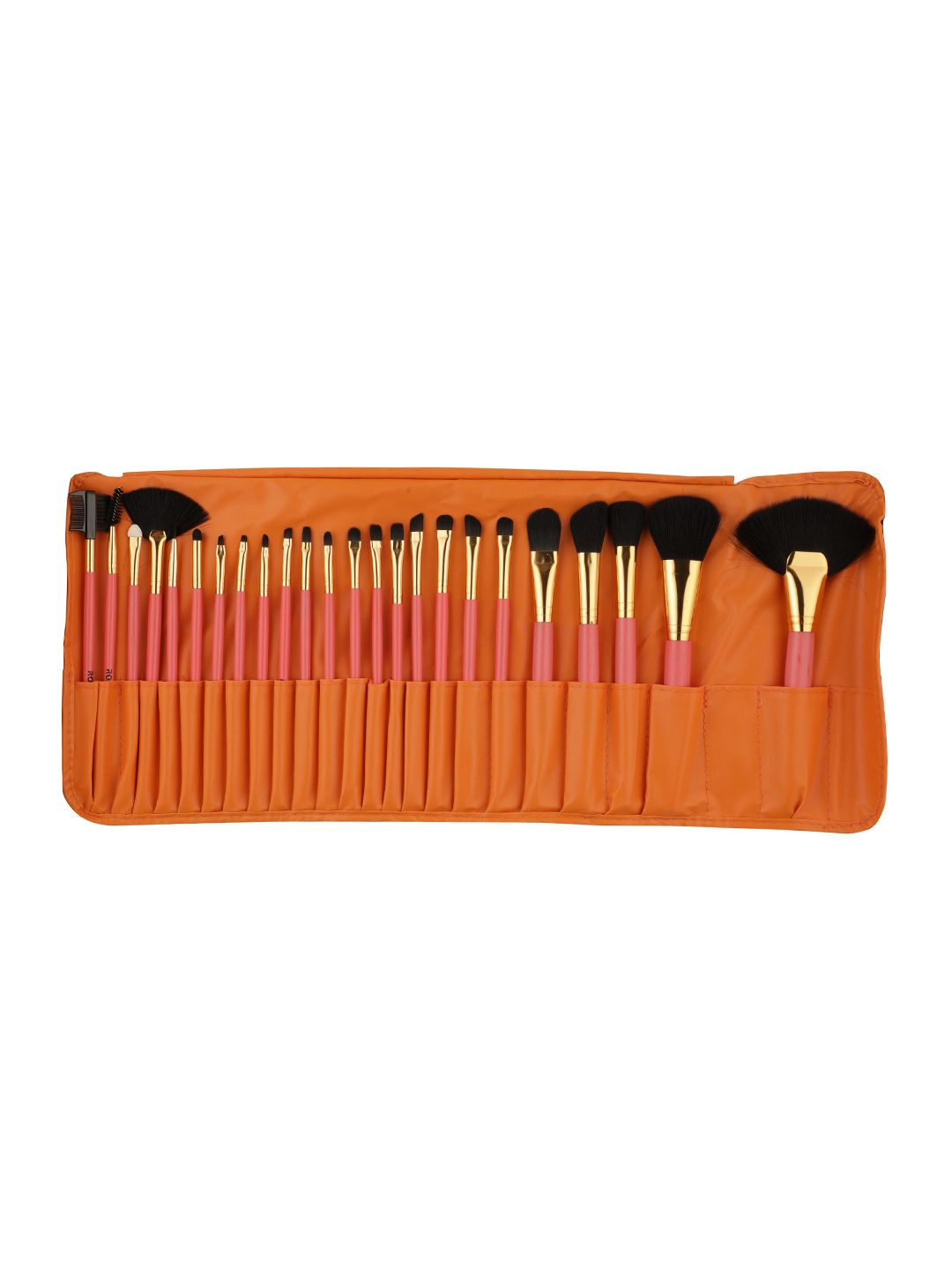 Rozia Makeup Brushes - Set of 24 - Orange Price in India