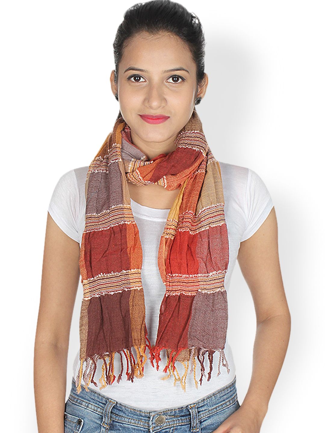 Anekaant Multicoloured Woollen Stole Price in India