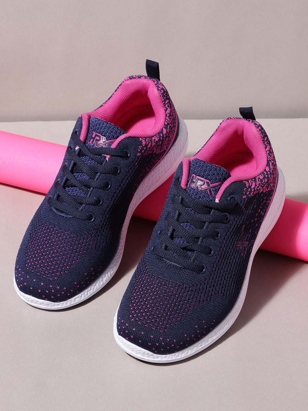 HRX by Hrithik Roshan Women Navy Blue Ultra Knit Running Shoes Price in India