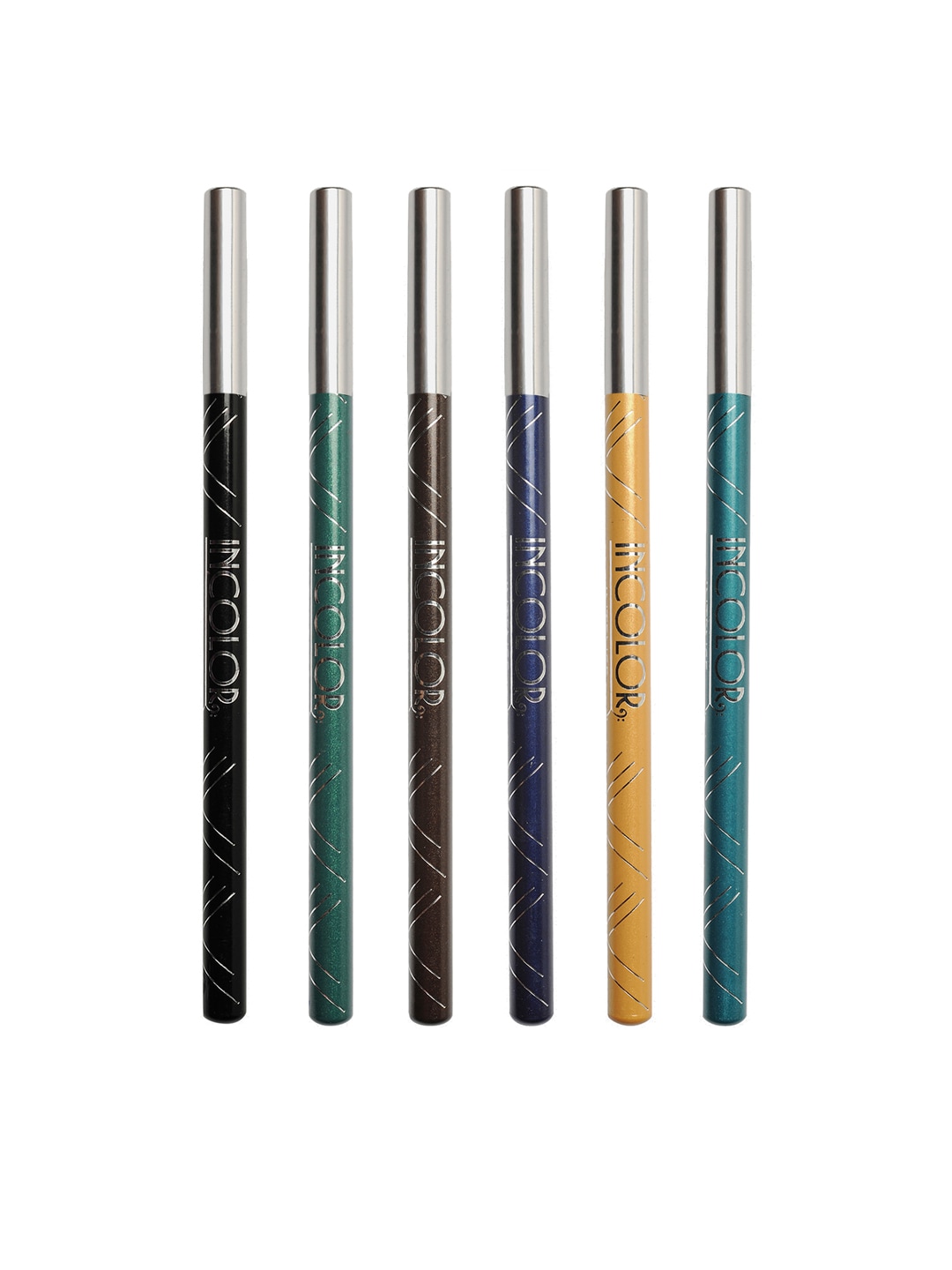 INCOLOR Pack Of 6 Intense Long-wear Eye Pencils Price in India