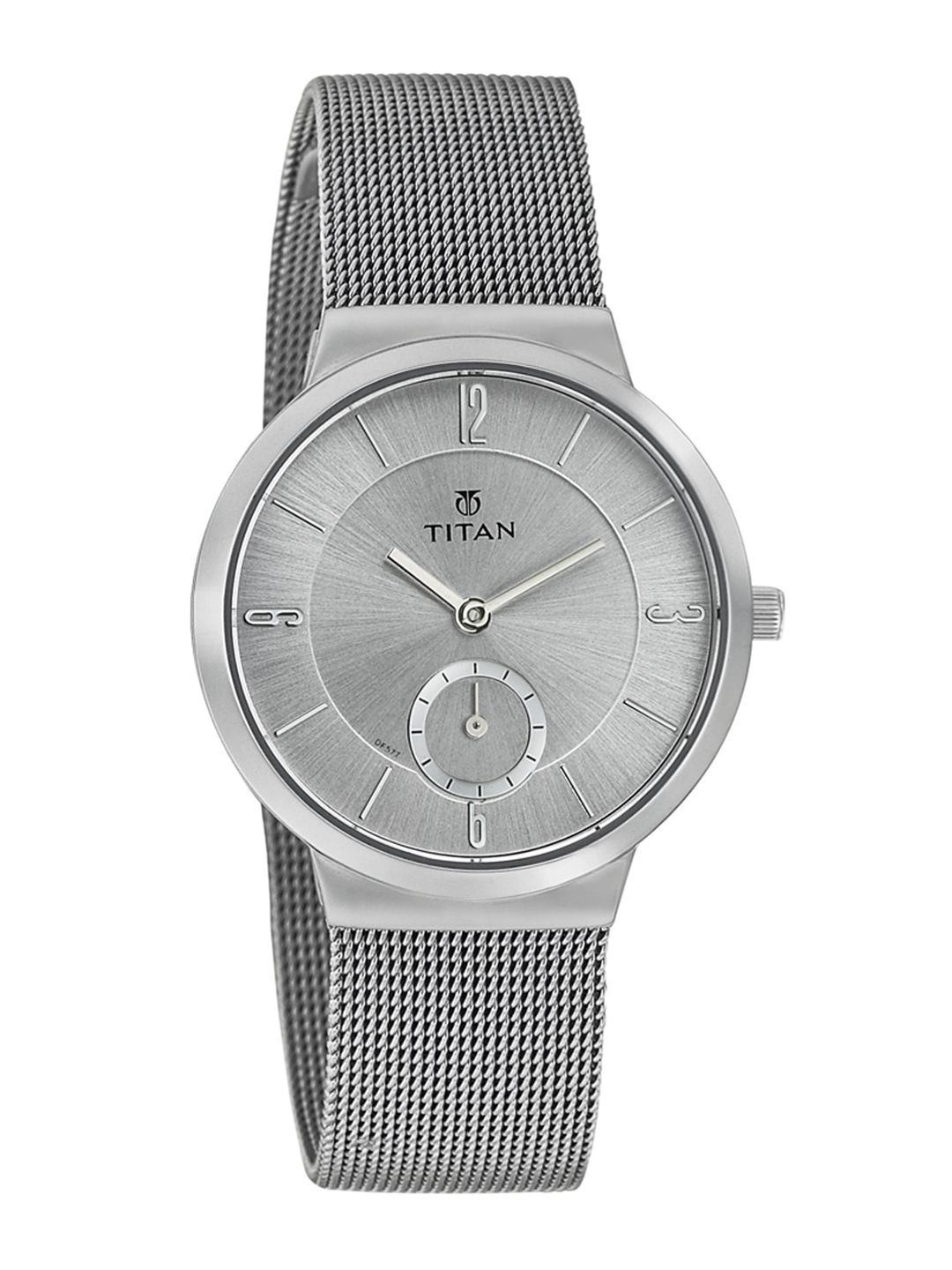 Titan Women Silver-Toned Dial Watch 95033SM01J Price in India