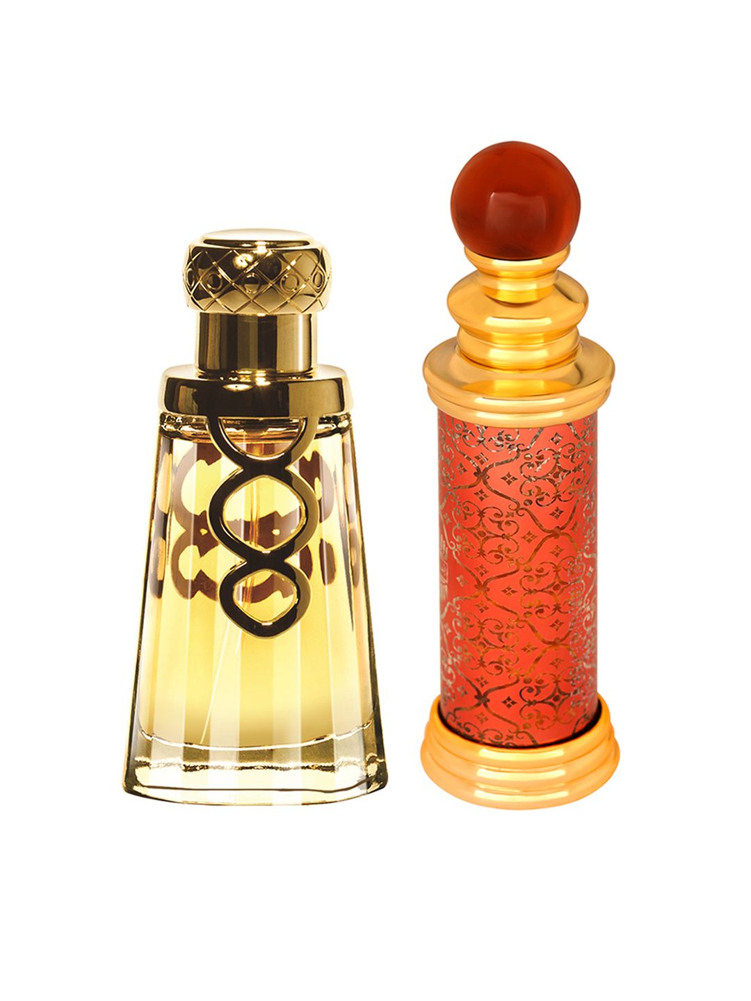 Ajmal Unisex Set of 2 Khallab EDP Perfume Scent for skin 50ml & Classic Oud 10ml CP Attar Price in India