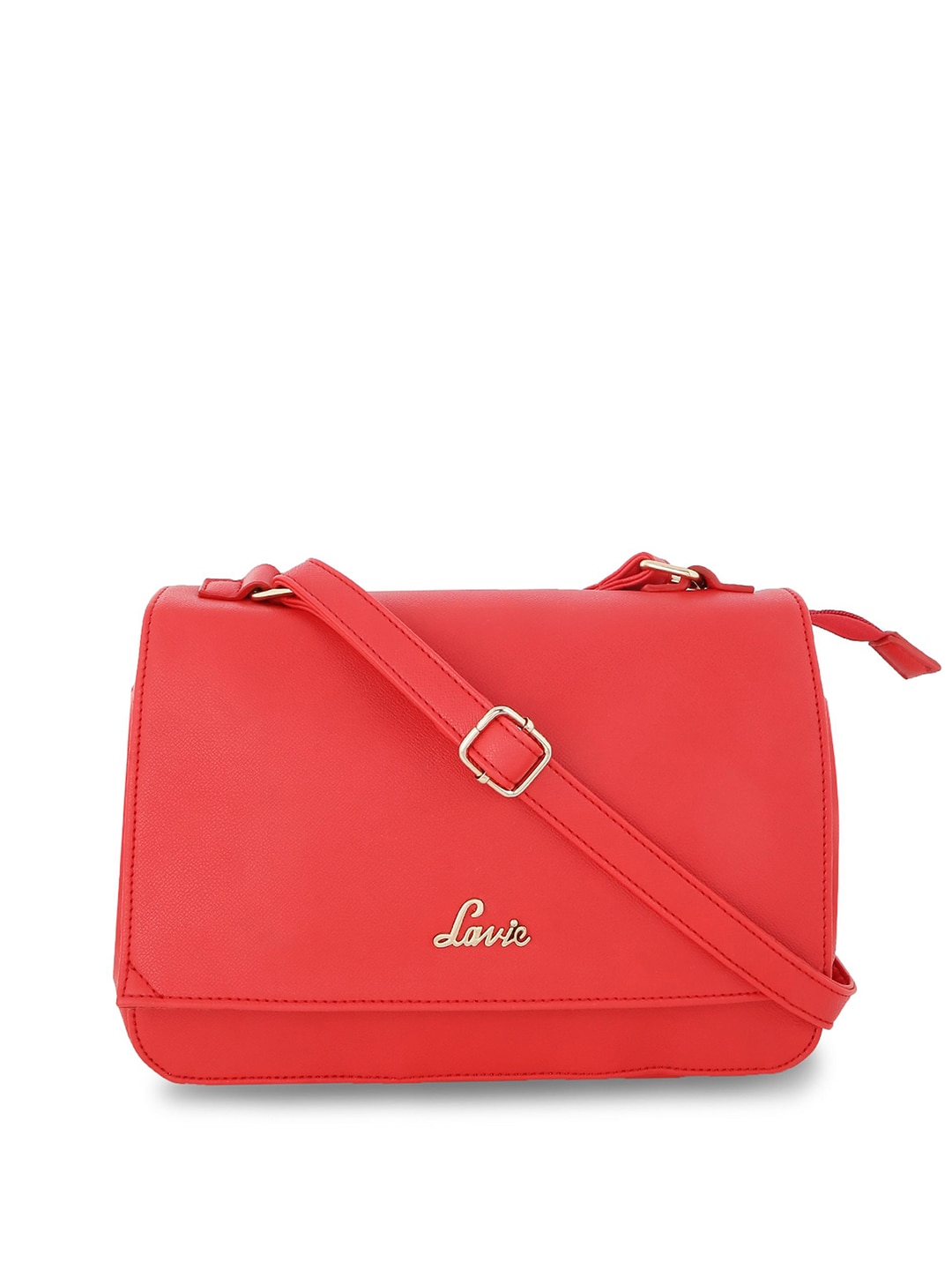Lavie Red Solid Sling Bag Price in India