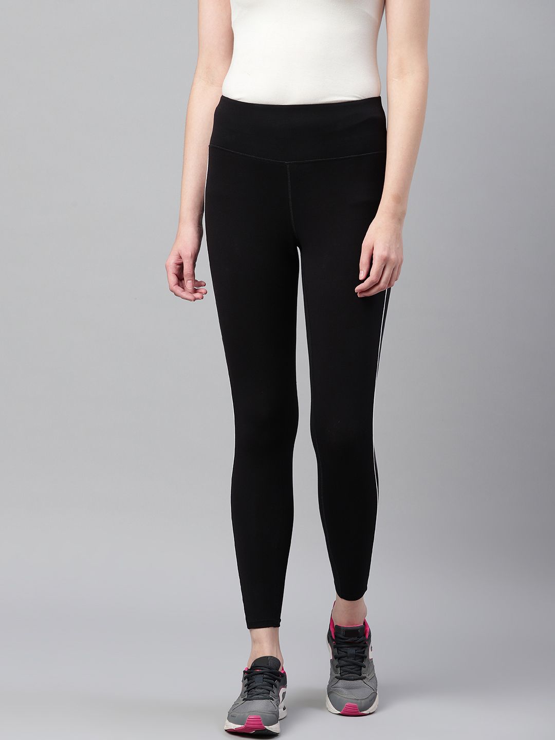 Marks & Spencer Women Black Solid Tights Price in India