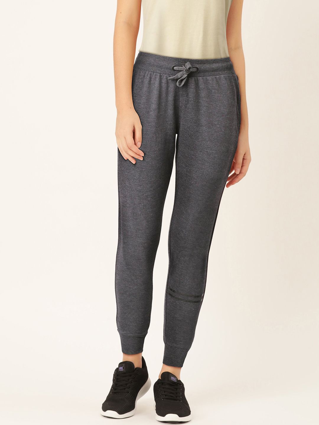 Sweet Dreams Women Charcoal Grey Solid Joggers Price in India