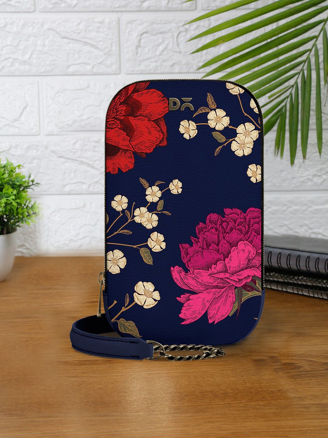 DailyObjects Multicoloured Floral Print Sling Bag Price in India