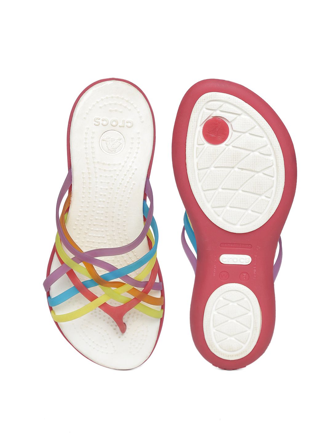 crocs huarache flip flops ladies