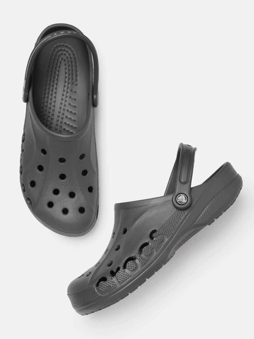 Crocs Unisex Grey Baya Clogs