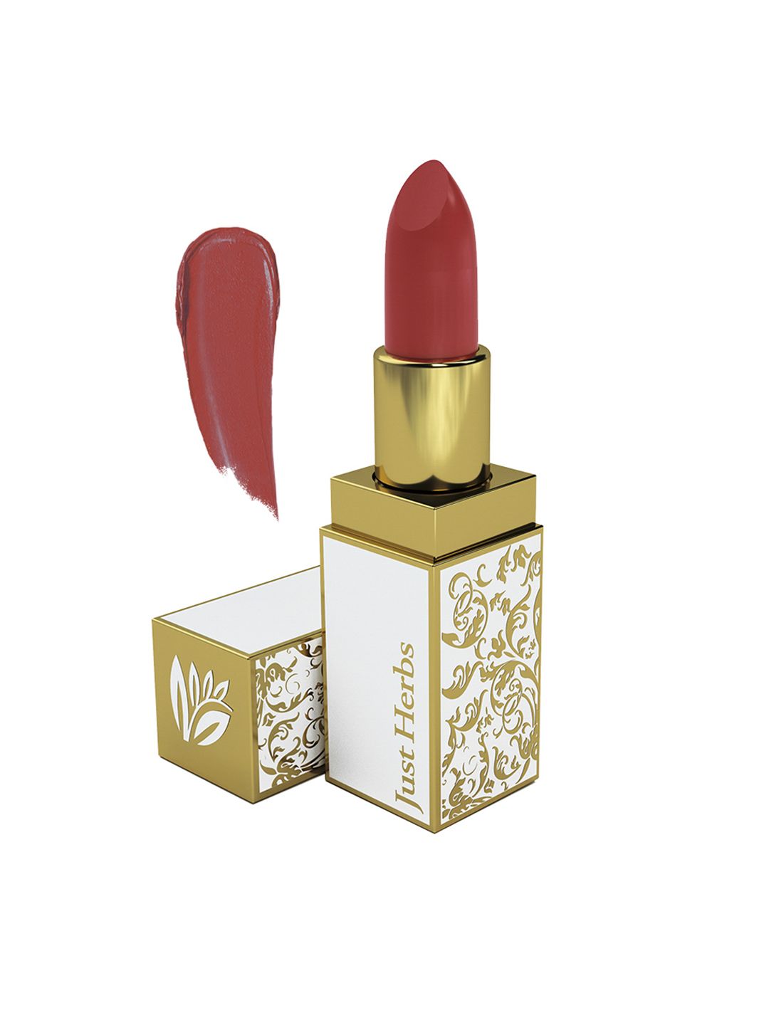 Just Herbs Creamy Matte Lipstick For Women - 06 Burnt Red 4.2 g Price in India