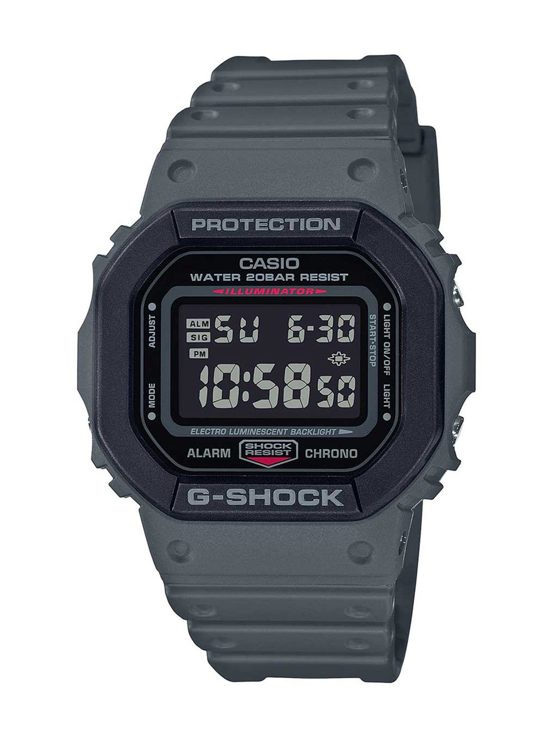 CASIO Unisex Black & Grey Digital Watch G1016 Price in India