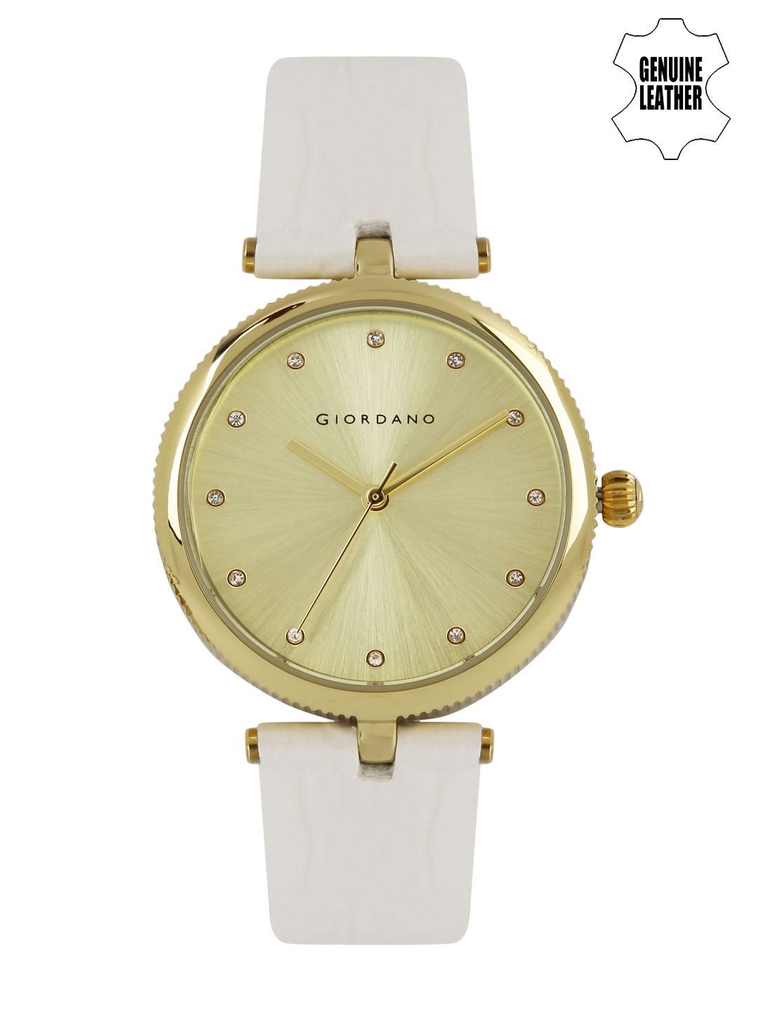 GIORDANO Women Muted Gold-Toned Analogue Watch A2038-05 Price in India