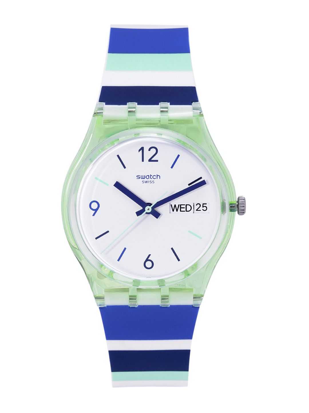Swatch Unisex White Analogue Swiss Made Water Resistant Watch GG711 Price in India