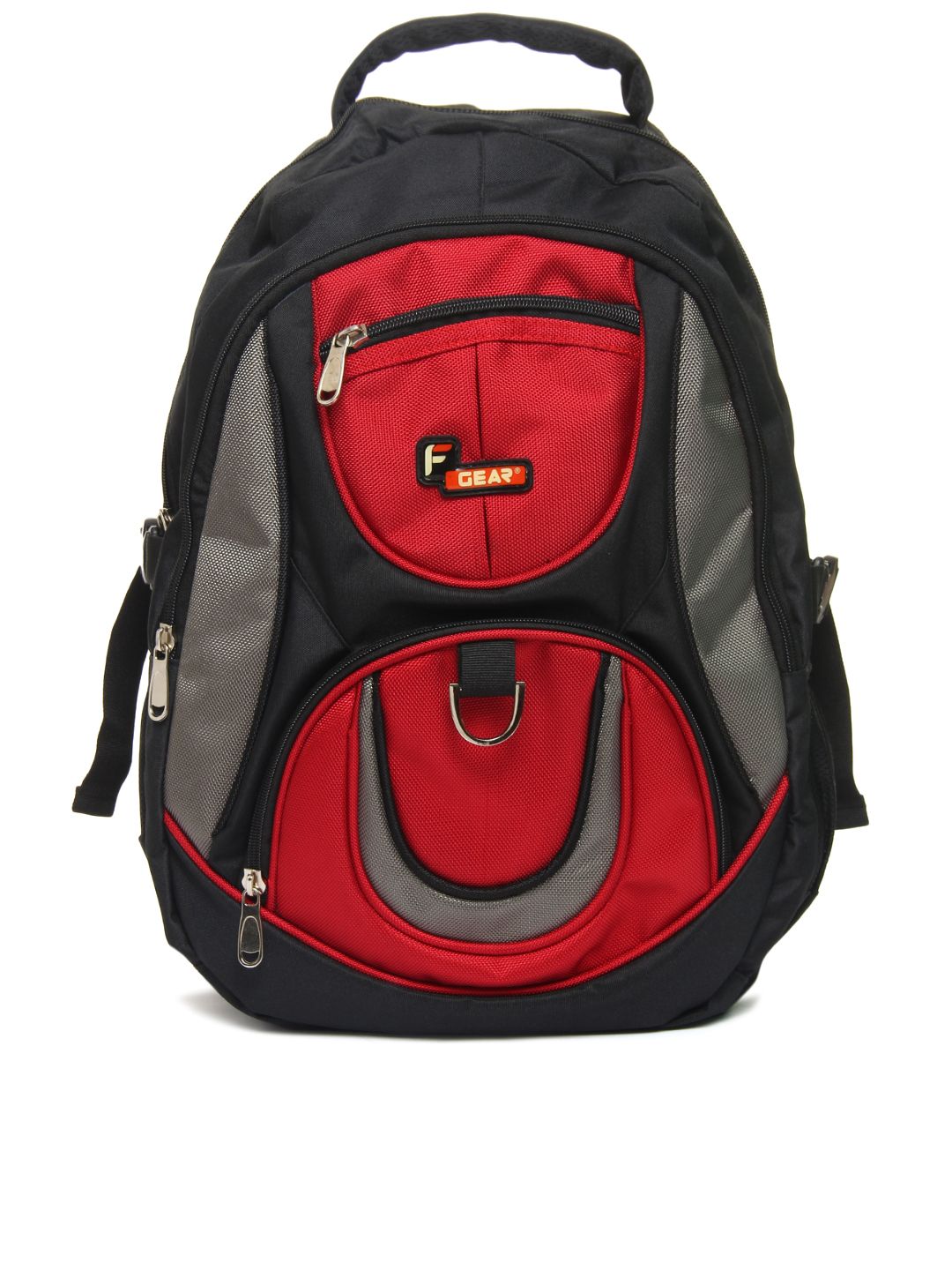 F Gear Unisex Black & Red Axe Backpack Price in India