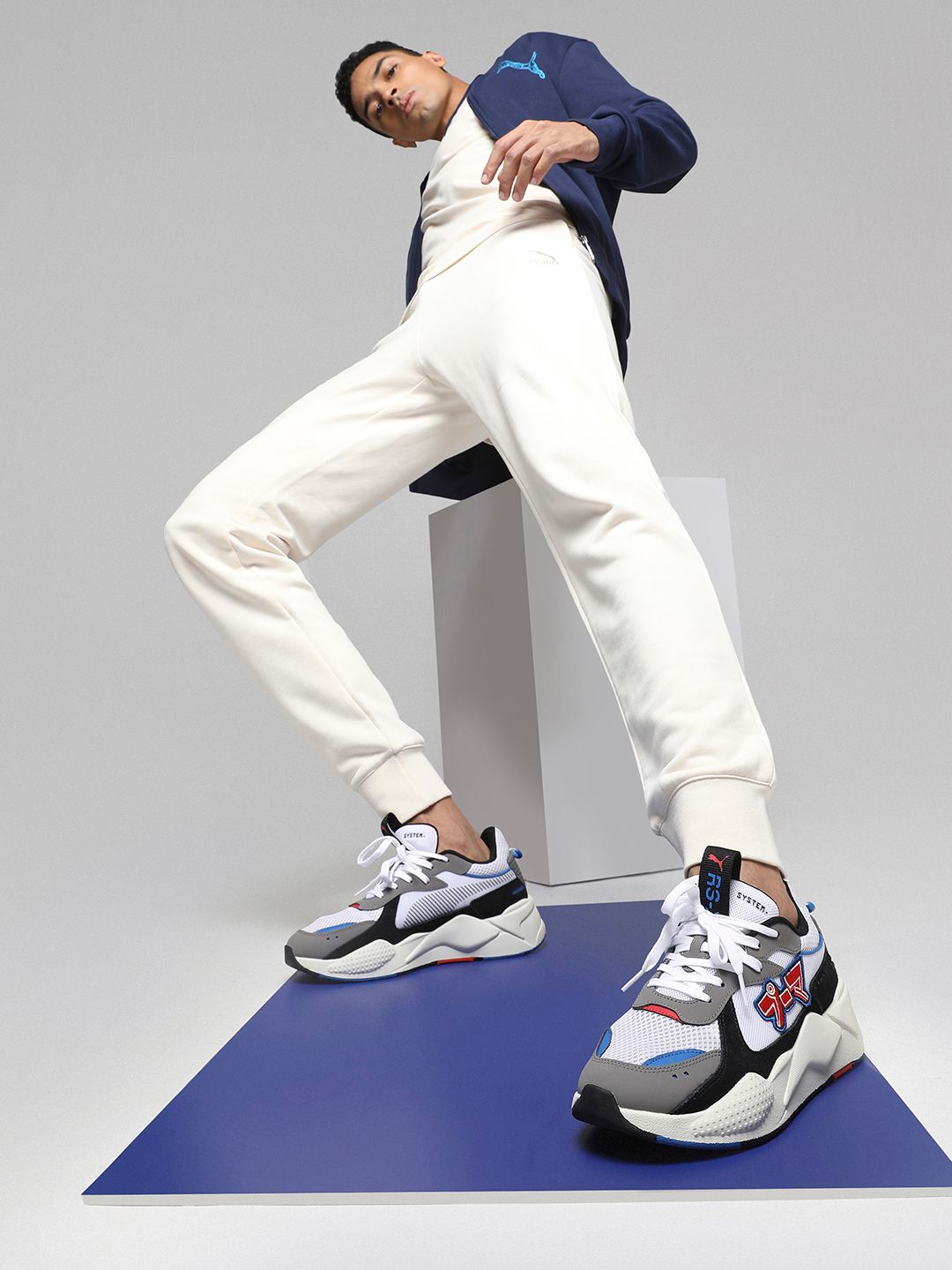 Buy Puma Unisex White Colourblocked RS-X Japanorama Sneakers