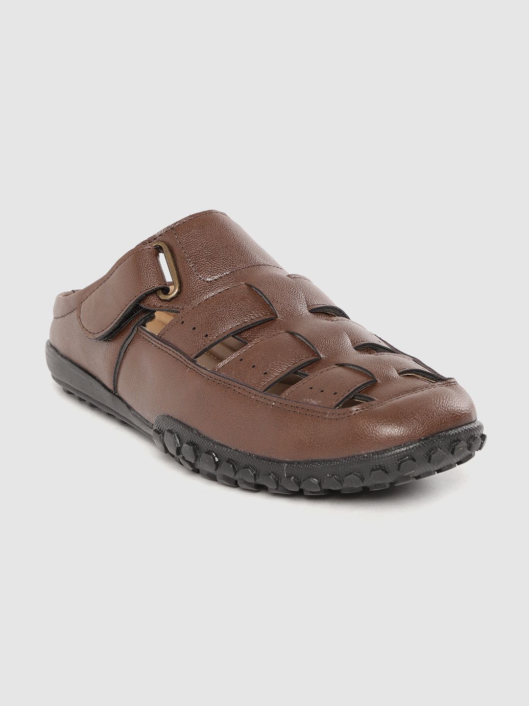 Roadster Men Brown Solid Fisherman Sandals