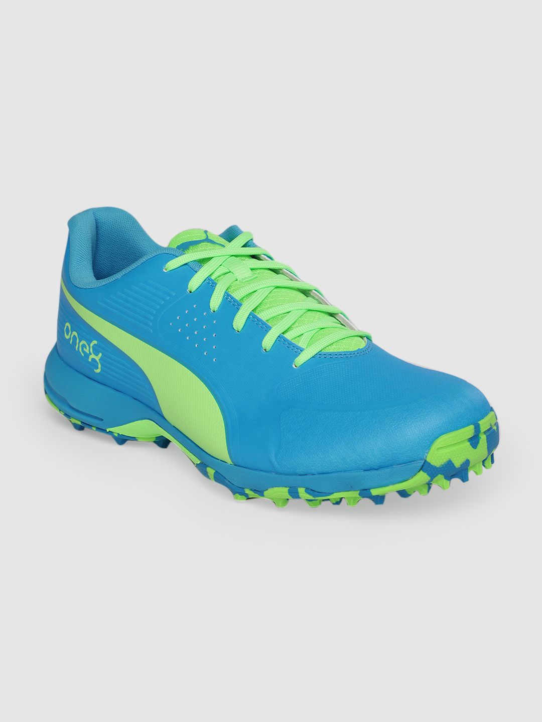 Puma Men Blue Synthetic Cricket Shoes