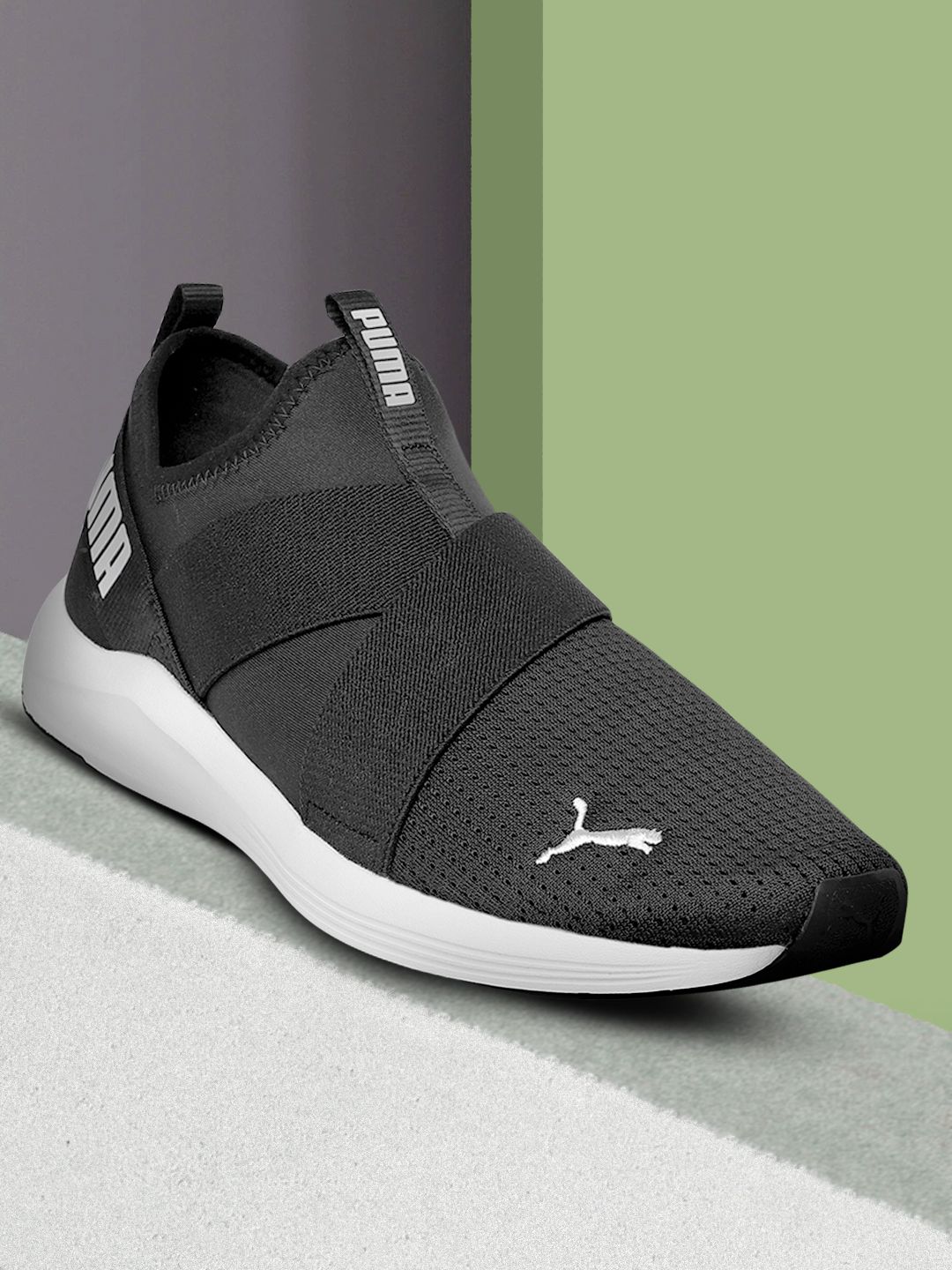 Puma Women Black Prowl Slip On Training Shoes Price in India