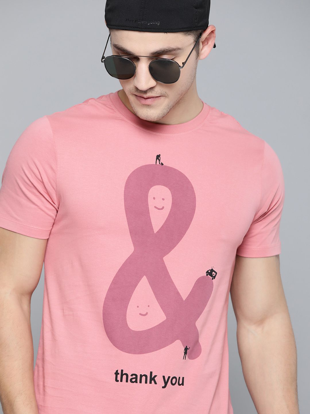 Kook N Keech Unisex Pink Printed Pure Cotton Round Neck T-shirt