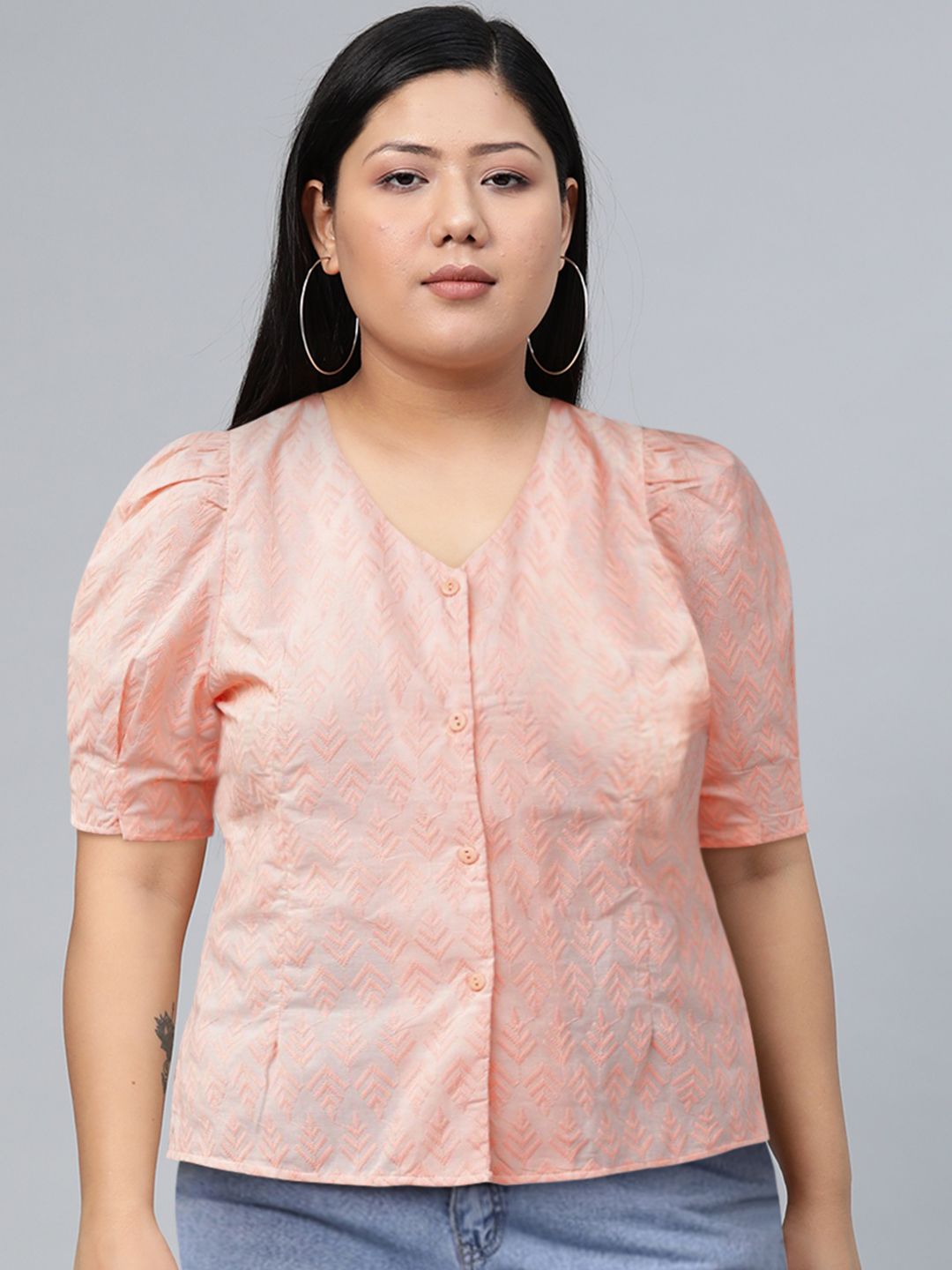 Buy Tokyo Talkies Embroidered buttercup sleeves Top - Tops for