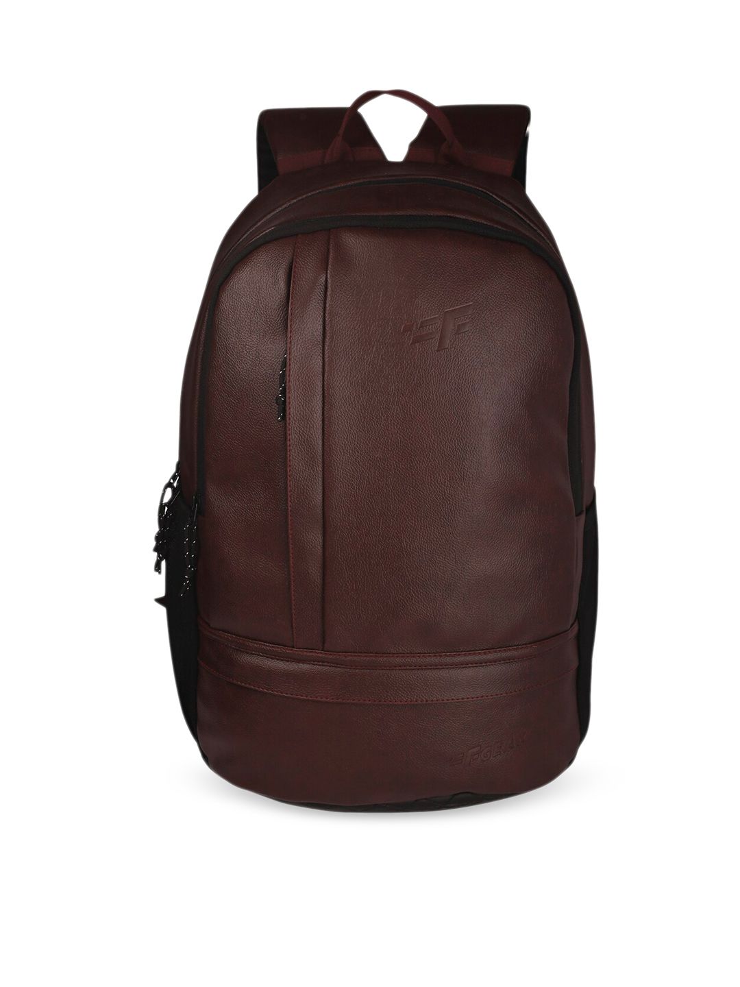 F Gear Unisex Brown Textured Backpack Price in India