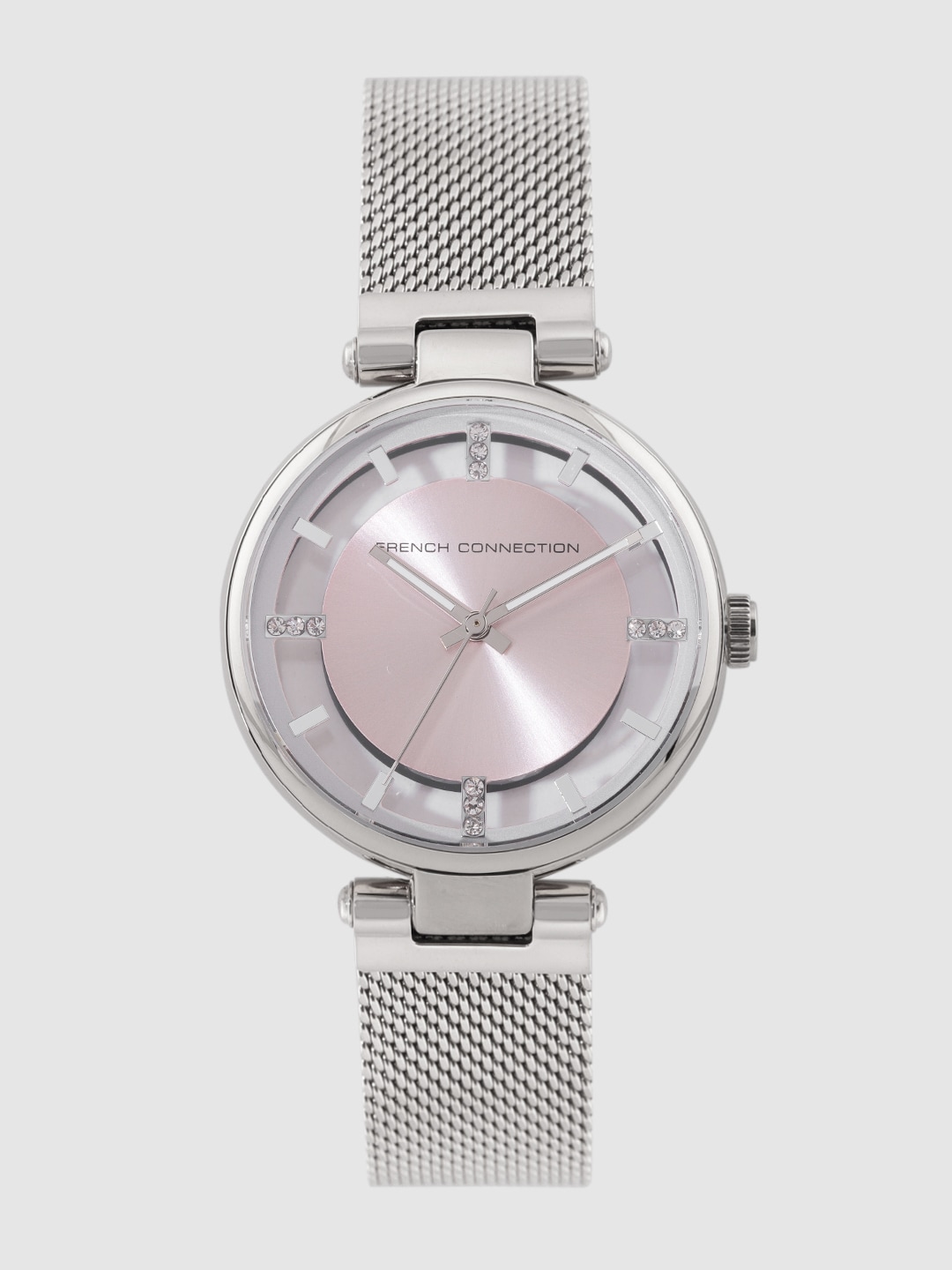 French Connection Women Pink Analogue Watch FC148SM Price in India