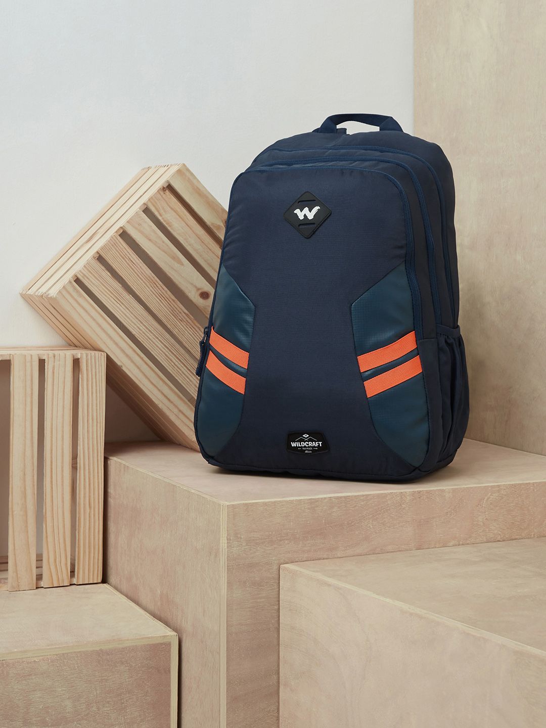 Wildcraft Unisex Blue Solid Backpack
