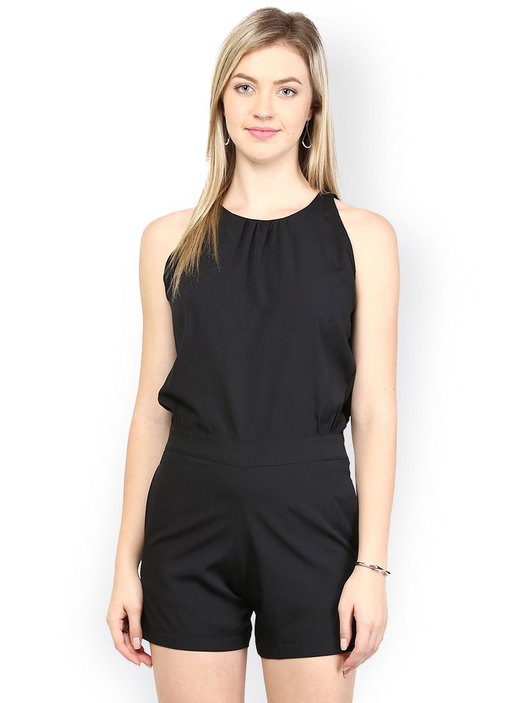 Miss Chase Black Playsuit Price in India