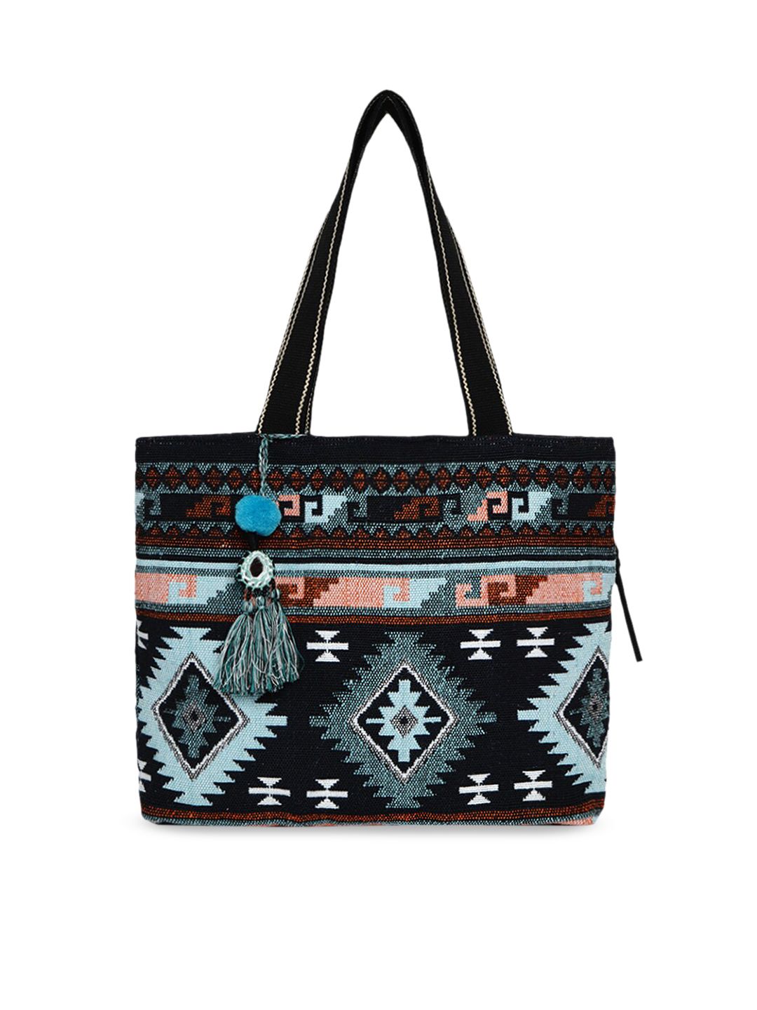 Anekaant Multicoloured Self Design Tote Bag Price in India