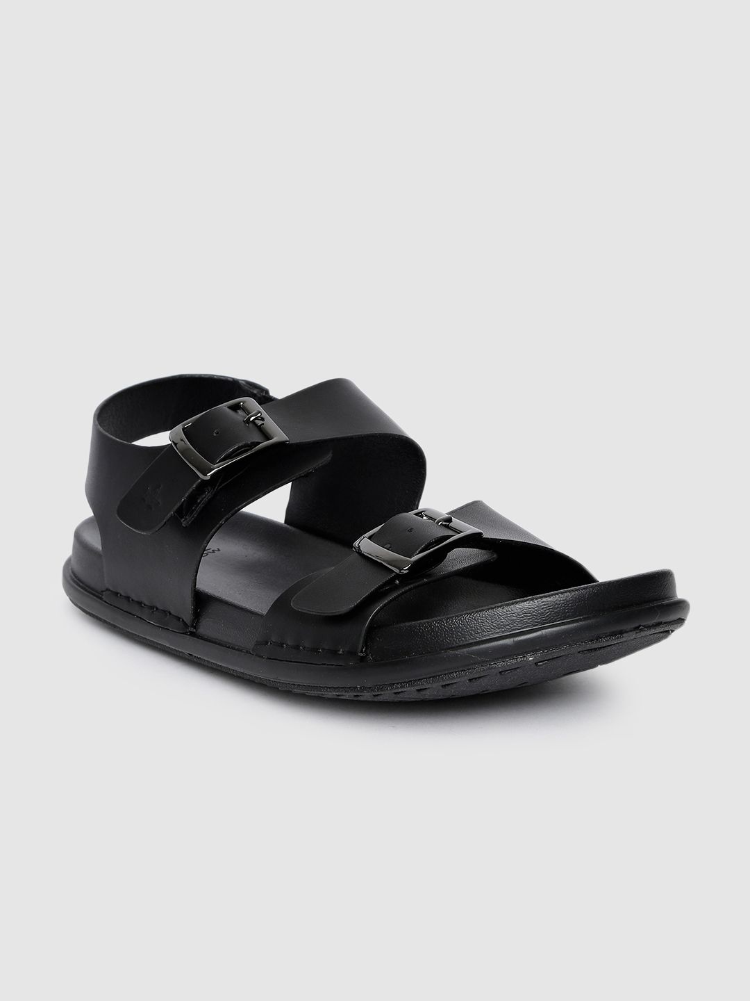 Arrow Men Black Solid RANDALL Comfort Sandals