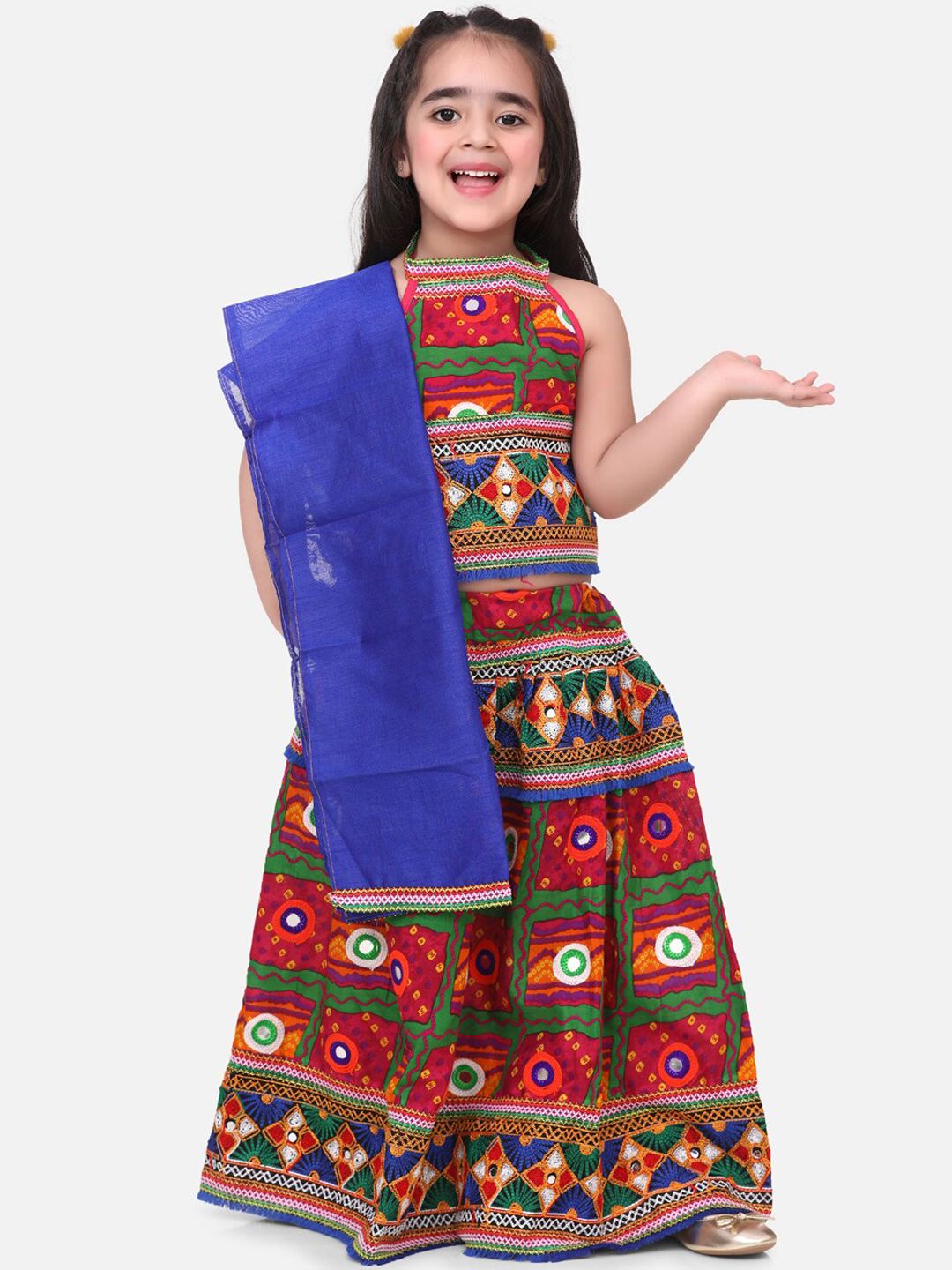 BownBee Multicoloured Ready to Wear Chaniya Choli