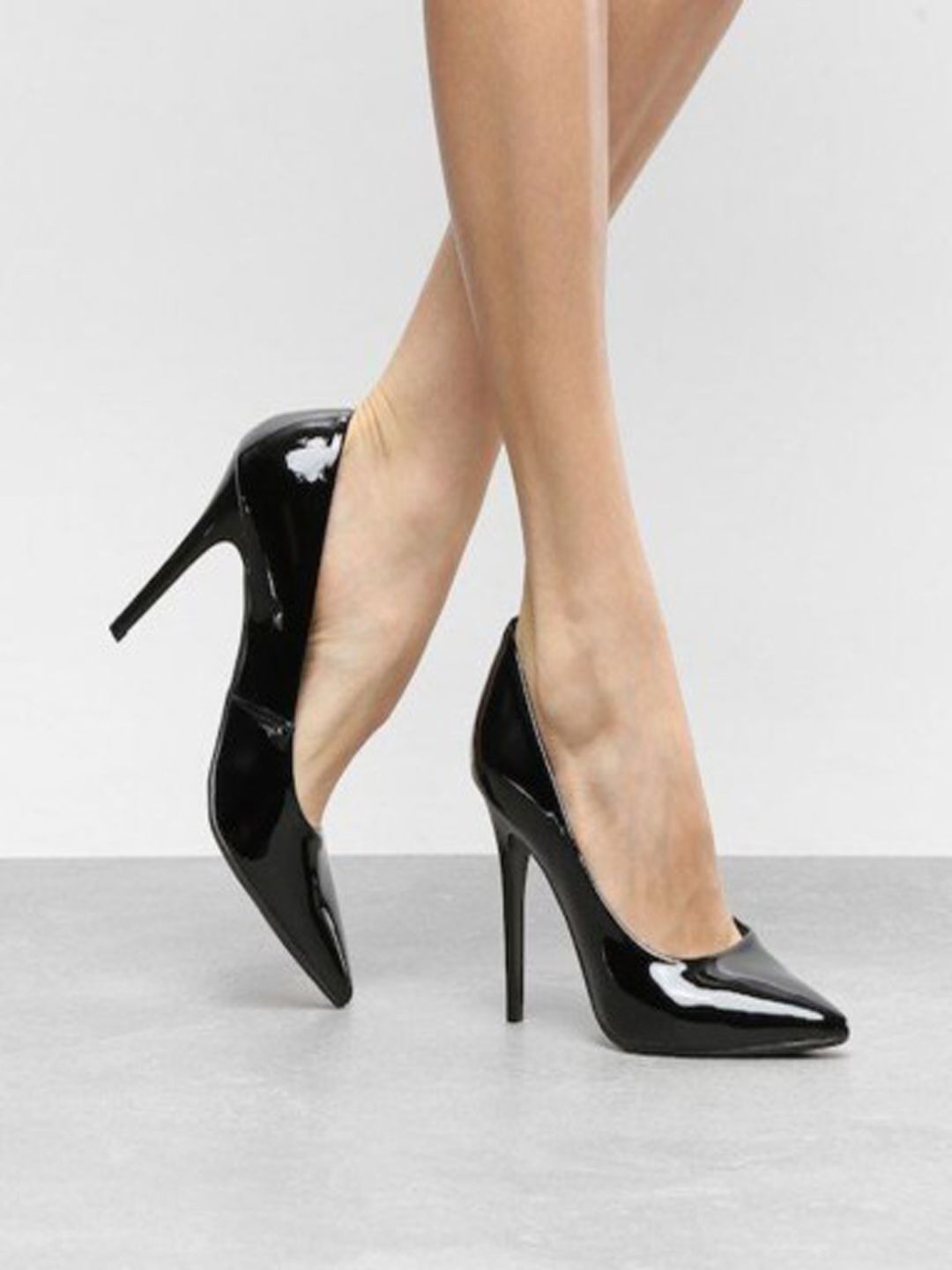 Shoetopia Women Black Solid Pumps Price in India