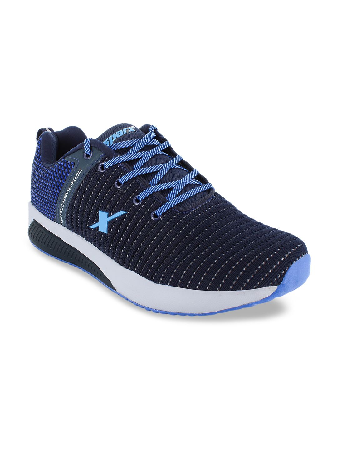 Sparx Men Navy Blue Mesh Running Shoes
