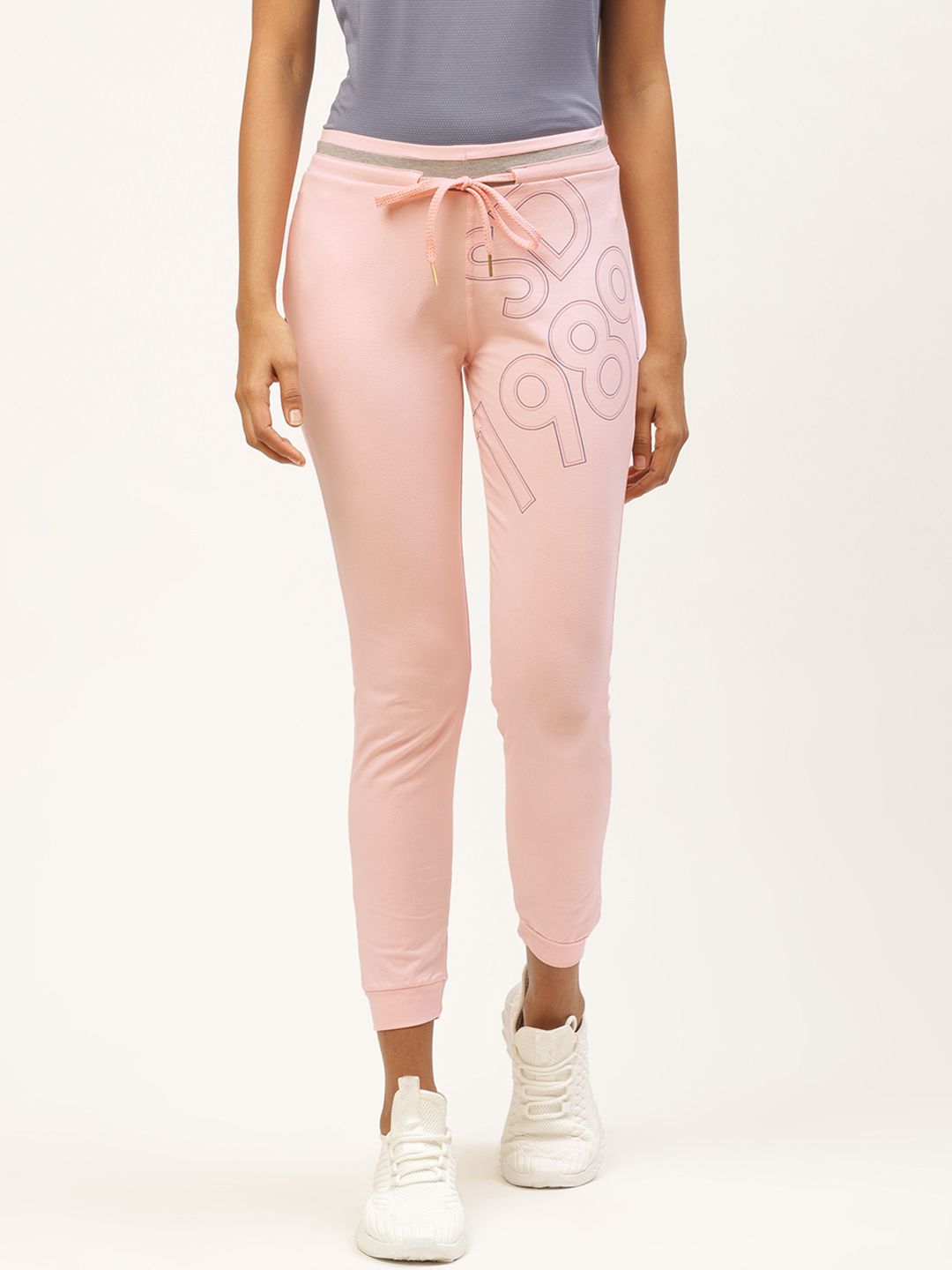 Sweet Dreams Women Pink Solid Slim Fit Joggers Price in India