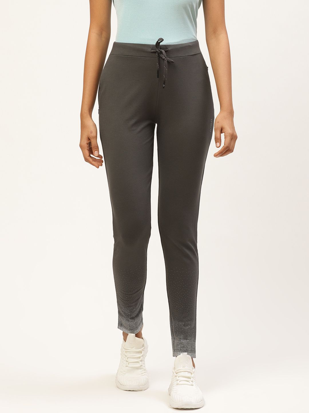 Sweet Dreams Women Charcoal Grey Solid Slim Fit Track Pants Price in India