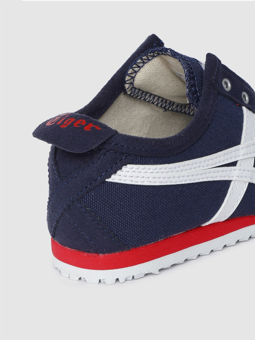 Buy Onitsuka Tiger Kids Navy Blue Solid Mexico 66 PS Slip-On