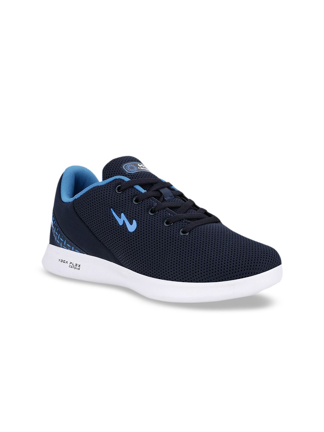 Campus Women Navy Blue Mesh Running Shoes Price in India