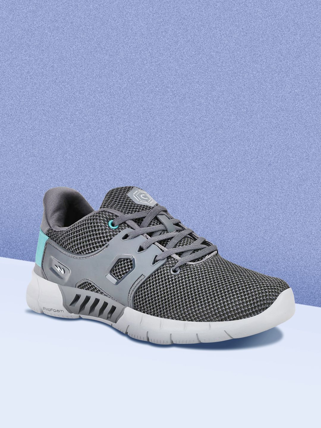 Campus Men Charcoal Grey Tigor Running Shoes