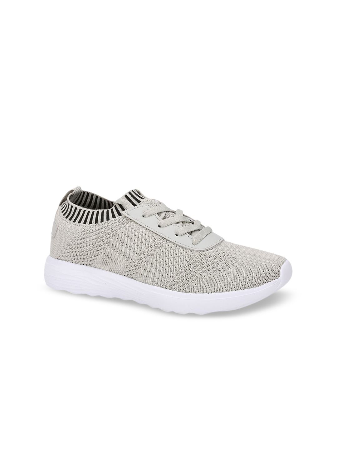 North Star Women Grey Woven Design Sneakers Price in India
