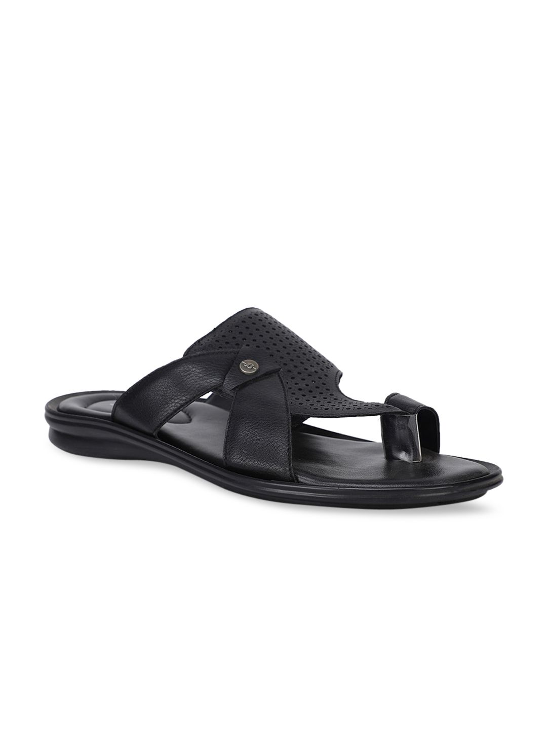 Bata Men Black Comfort Sandals