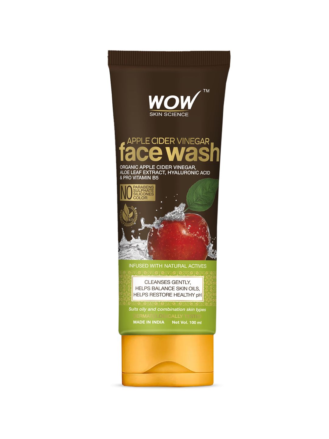 WOW SKIN SCIENCE WOW SKIN SCIENCE Apple Cider Vinegar Face Wash 100 ml