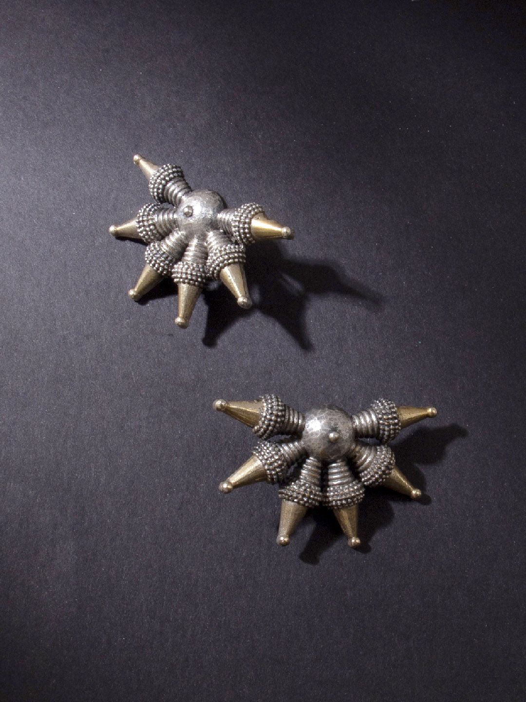 AccessHer Silver-Toned Contemporary Studs Price in India